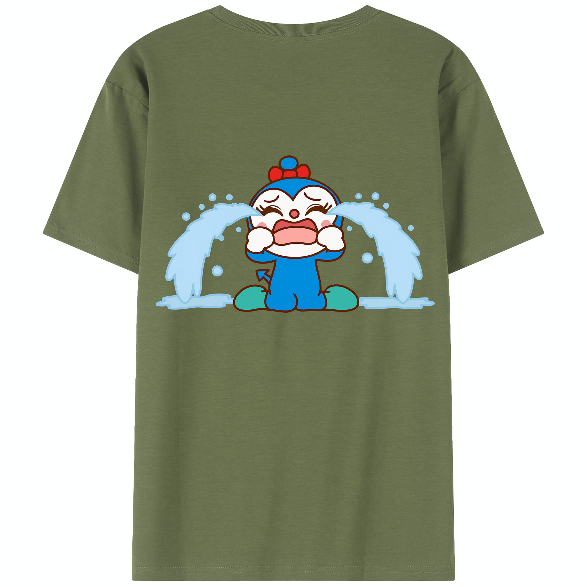 （画像用） アンパンマン Anpanman 綿100％半袖Tシャツ（背面プリント）